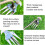 Unschleiker Pulling Tool  Root Removal Hand Weeder, Manual Weed Extractor, 4Claw Weed Puller 3