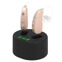 Hearing Aids, Rechargeable Hearing Amplifiers for Seniors with Noise Cancelling, LED Power Display