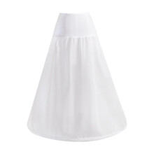 Ladies' underskirt, white, bustle petticoat, underskirt for wedding, bridal gown, crinoline support