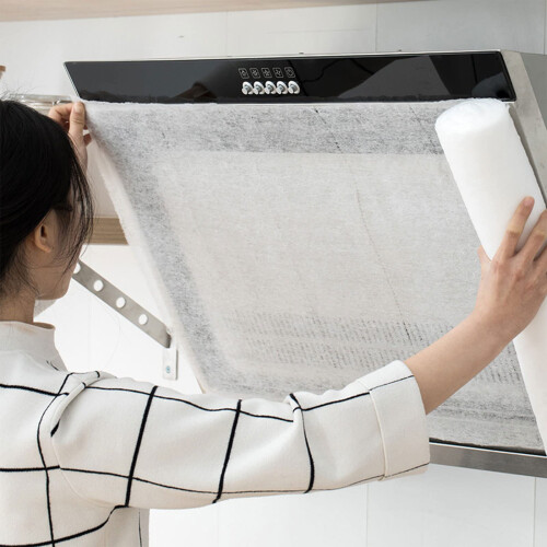 Grease Filter Roll for Range Hood with Effective Grease Capture and Odor Reduction, CuttoSize 2
