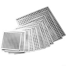 Stainless Steel Square Shower Drain Cover 7.5cm Fits Most Bathroom Floor Drains