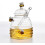 Glass Honey Jar With Dipper And Lid For Kitchen Storage  Clear 4