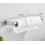 Generic FLMT Drilling Kitchen Roll Holder Wall Mounted Stainless Steel 3