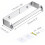 Generic FLMT Drilling Kitchen Roll Holder Wall Mounted Stainless Steel 5