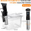 Sous Vide Container 12 Quart with Lid and Rack, Complete BPA Kit for Anova Cookers 4