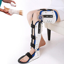 Hinged Knee Brace with Adjustable Motion Control for Meniscus Tear and Post Op Recovery Left Leg