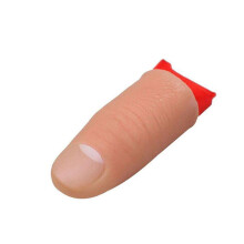 Fake Finger Thumb, False Thumb Magic Finger, Disappeared Magic Thumb with Scarf, Magic Thumb Knit, Fake Thumb Tip for Appearing Objects.
