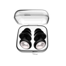 Minasa SleepFocus Earplugs for Deep  Restful Sleep Extra Soft Sleep Earplugs: Reusable, Effective Snoring  Noise Protection for Restful Sleep Black