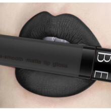Black Matte Liquid Lipstick Long Lasting Waterproof  Pigment NonTransfer Lip Gloss 0.34oz