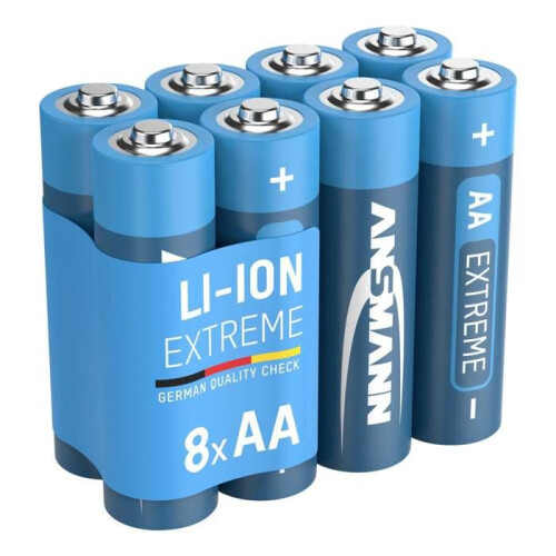 4+4 ANSMANN EXTREME LITHIUM AA MIGNON SUURI PAKKAUS… 2
