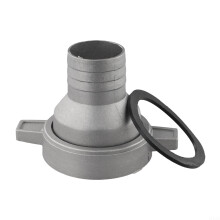 Water Pump Connector Aluminum Pipe Fitting With Rubber Gasket, 3Inch To 2Inch, LeakProof Seal For Water Pump Systems