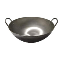 Wok NonStick Pan 60cm Round Bottom DoubleEars Gas Stove Compatible Large Household