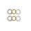 F512 Mini Thrust Ball Bearing 5x12x4mm 1Pcs 1