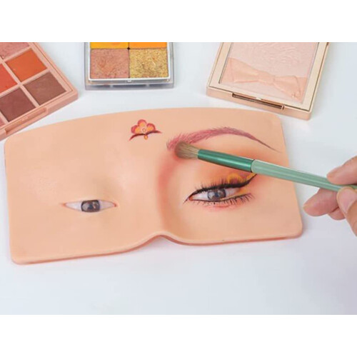 Upgraded Silicone Makeup Practice Board with Real Skinlike Texture for Precise Eye and Face Training 1