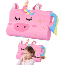 Unicorn 's Pillow Ergonomic Snooze Kids Kawaii Animals Pillow