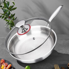 Titanium Pan Nonstick Frying Pan 28 Cm Professional 100% Pure Titanium Skillet Dishwasher Safe All Cooktops