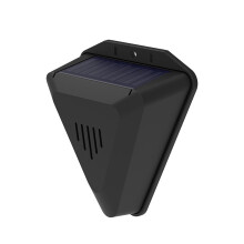 Solar Powered Bird Alarm Waterproof Animal Repeller For Pigeons With Multiple Sound Modes Outdoor Garden Yard
