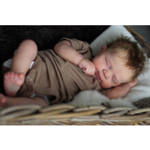 Realistic Silicone Reborn Baby Dolls Boy, Sleeping born Baby Dolls Full Body 18 Inch
