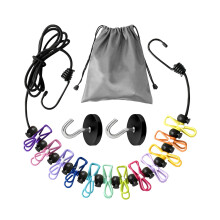 Cruise Magnetic Clothesline with Scratchproof Hold and RustResistant Clips for Cabin Travel