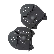 Hand Paddles for Swimming, Hand Paddle for Swimming Training, Swimming Equipment, Flat Paddles, Hand F, Gloves Black