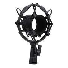 1 piece Shock Mount for Microphone, Universal AntiVibration Holder, Black