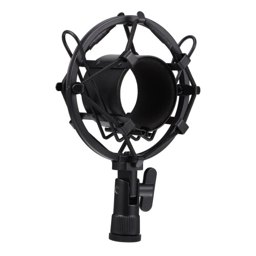 1 piece Shock Mount for Microphone, Universal AntiVibration Holder, Black