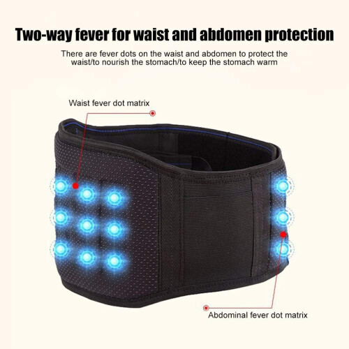 Magnetic Therapy Lumbar Support Belt Self Heating Back Support Back Belt 2