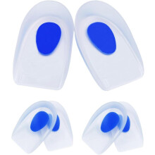 Calcaneal Heel Spur 4 Pieces - Orthopedic Silicone Gel Heel Insole - Achilles Tendon Tendonitis Orthosis For Women And Men