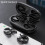 （black)Earclip Headphones Bluetooth Bone Conduction, Painless Comcompatible withtable Wireless Earbuds 4