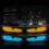 2026 New Model Truck Devil Eye LED Matrix Pixel Panel Soft Foldable Lighting Display with Text Board 4
