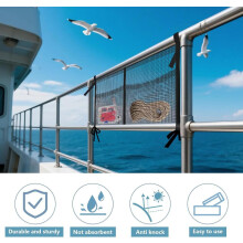 Boat Storage Bag Boat Organizers and Storage with 2 Divisions Boat Storage Accessories Cargo Net Pocket Organizer Pouch Bag
