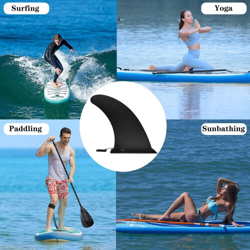 Inflatable Paddleboard Fin - Surfboard &amp; SUP Replacement Fins for Stability 2