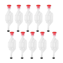 10Pcs Wine Beer Fermentation Check Valve Water Seal Airlock Home Winemaking Exhaust Valve Fermenter