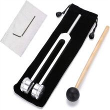 128 Hz Tuning Fork Weighted -Acoustic Tuning Fork for Therapy 128 Hz Acoustic Slider Tuning Fork