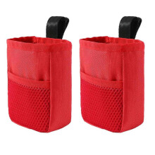 Pet Dog Puppy Training Snacks Bait Pet Bag Obedience Training Bag Food Bag Snack Reward W-Aist Bag Red