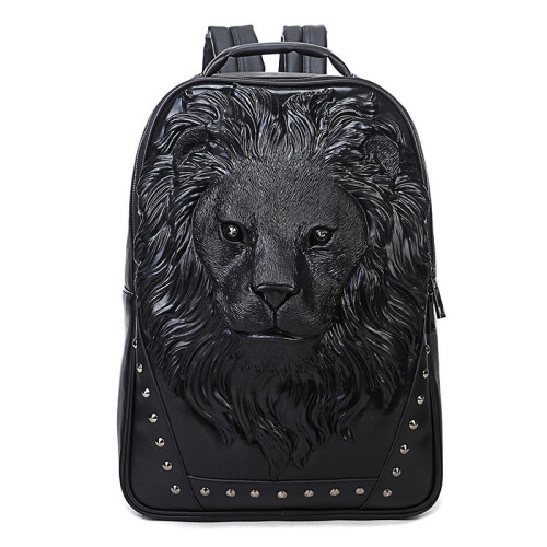 Vintage Leather Backpack For Outdoor And School
