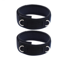 Padded Thigh Straps Resistance Band Gym Strength Training Ropes Ankle Straps
