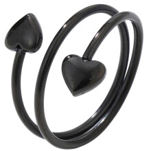 (Black)Magnetic Health Rings compatible with Energy & Lymphatic Drainage - Unisex Finger Rings