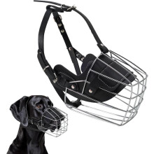 Bull Terrier Muzzle For Reliable Training, Anti-biting Solution With Neoprene Padding And Breathable Wire Basket