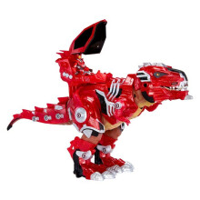 Armorsaurs - Dinosaurier Armor-Up Ajax - Roter T-Rex - 7 Rüstungsteile - Geräusche - Kompatibel mit 9,5 cm Fahrern