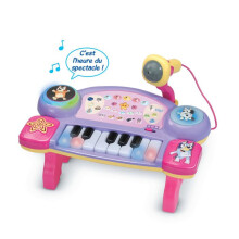 VTech Super Piano DJ Bluey, Leuchtendes Klavier für Kinder ab 3 Jahren
