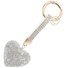 Veilige sleutelhanger met strass-accenten, een mooie aanvulling op je persoonlijke accessoires.