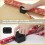 2Pcs Wrapping Paper Cutter, Gift Wrap Cutter with 2 Replaceable Blade 4 Wheels Compact Christmas Gift Wrapping Paper Roll Cutter T 2