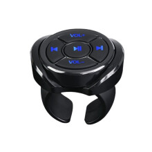 Bezprzewodowy pilot zdalnego sterowania z przyciskiem multimedialnym Bluetooth, kompatybilny ze smartfonami i tabletami