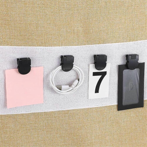 50 Pcs Cubicle Clips Fabric Panel Cubicle Accessories Fabric Partition Panel Wall Clip Photos Wall Clips compatible with Notes Mem 1
