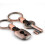 Couple Keyring - 2 Pieces In Rote Bronze 4