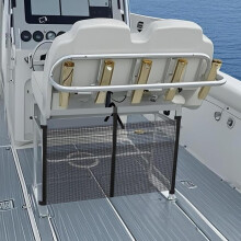 Boat Storage Bag Boat Organizers and Storage with 2 Divisions Boat Storage Accessories Cargo Net Pocket Organizer Pouch Bag