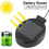 4 Packs Solar LED Light Replacement Top Part Panel ,Solar Panel Lantern Lid Light Bulb Accessories 2