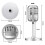 4pcs Retro Microphone Props Model Vintage Microphone Antique Microphone Toy Microphone Stage Table 2