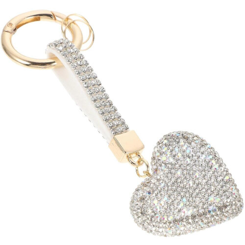 Secure Keychain with Rhinestone Accents, Enhances Personal Accessories 1